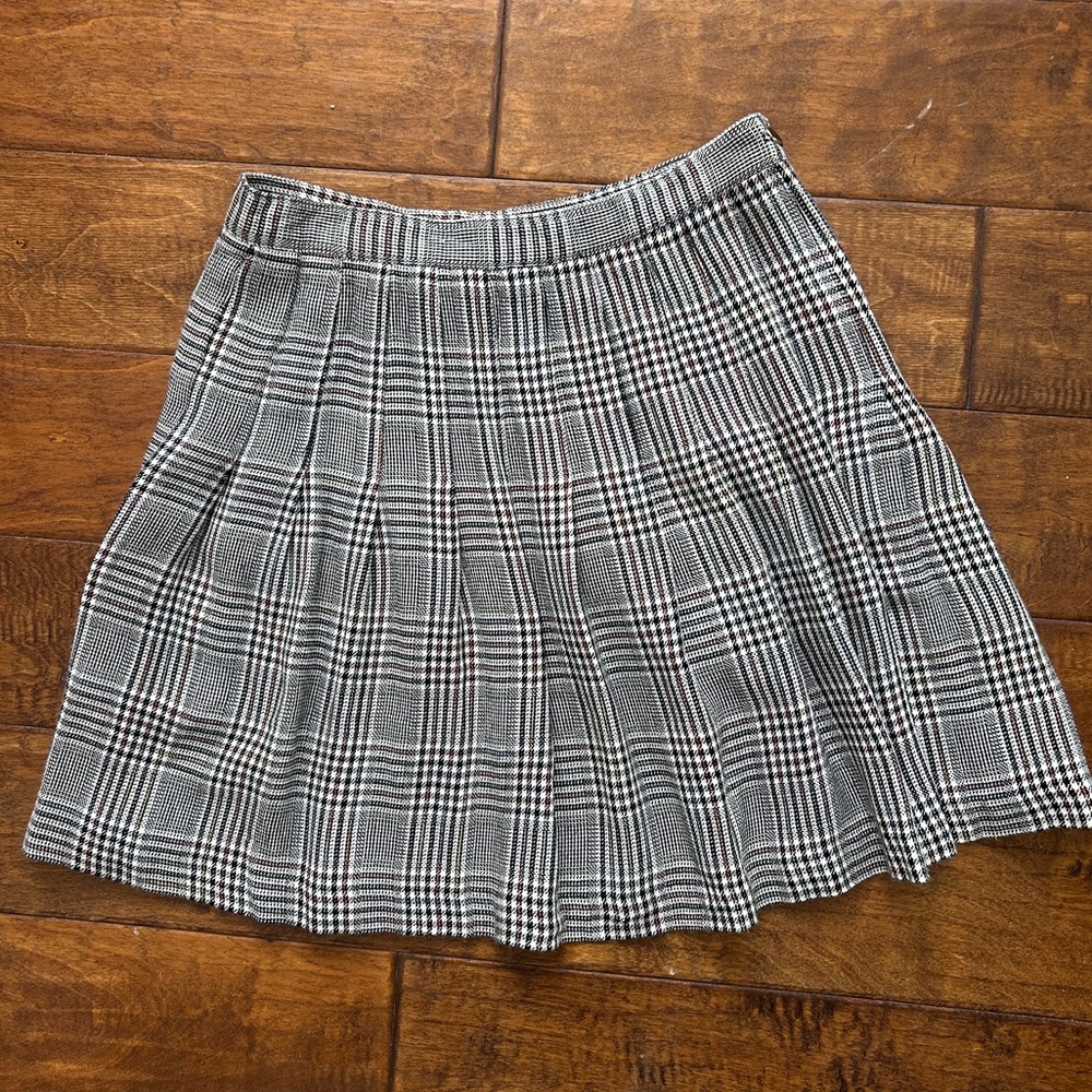 Vintage 90s plaid mini skirt